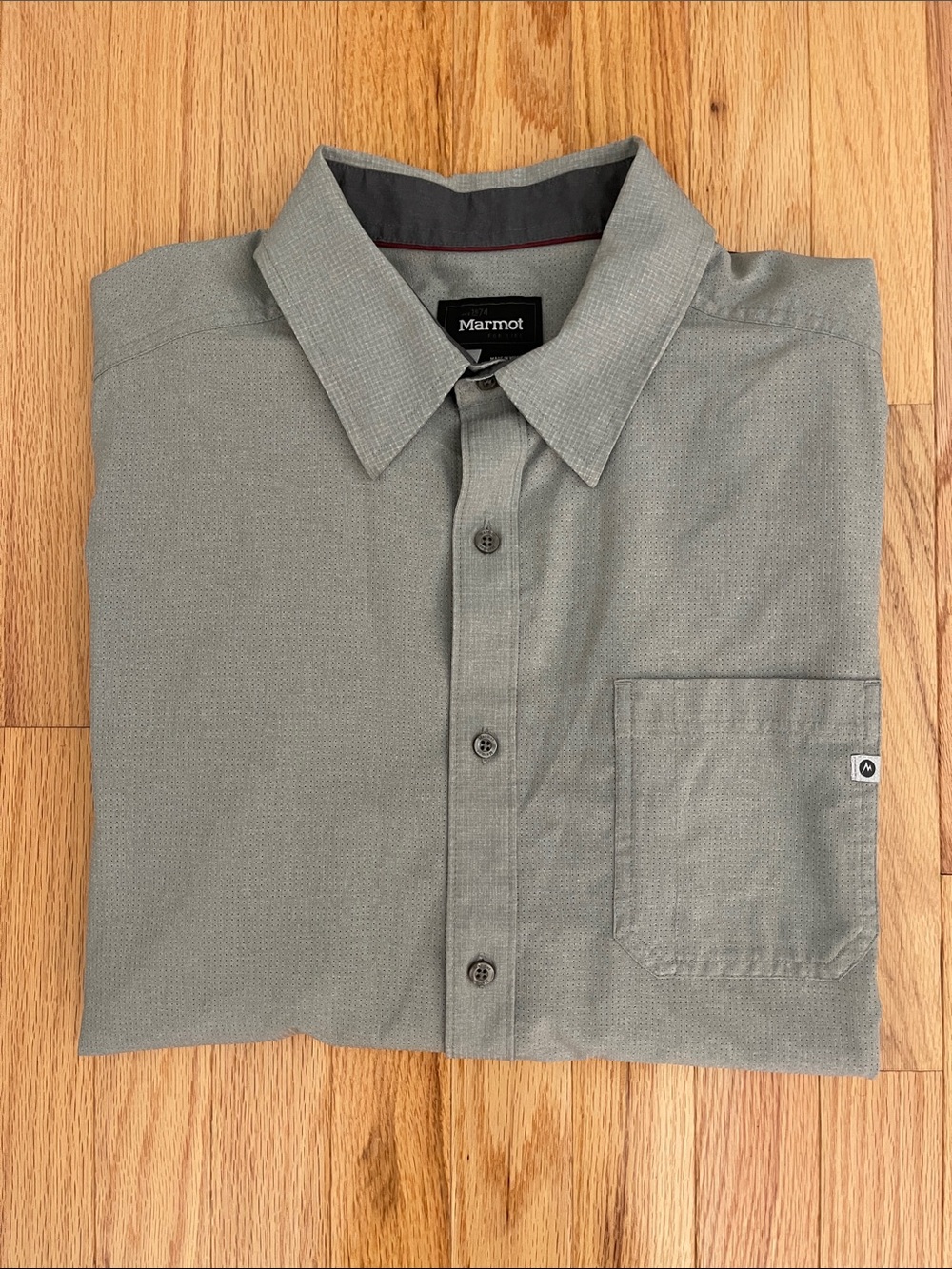 Men's Marmot AirExchange UPF (Large) Shirt Quick Dry Rollup Sleeves